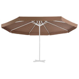 Vervangingsdoek voor parasol 500 cm zandkleurig - AllerleiShop