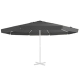Vervangingsdoek voor parasol 500 cm antracietkleurig - AllerleiShop