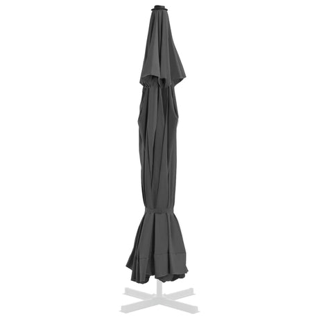 Vervangingsdoek voor parasol 500 cm antracietkleurig - AllerleiShop