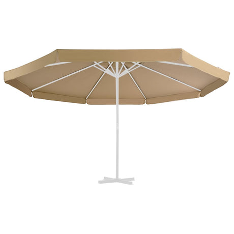 Vervangingsdoek voor parasol 500 cm taupe - AllerleiShop