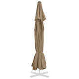 Vervangingsdoek voor parasol 500 cm taupe - AllerleiShop