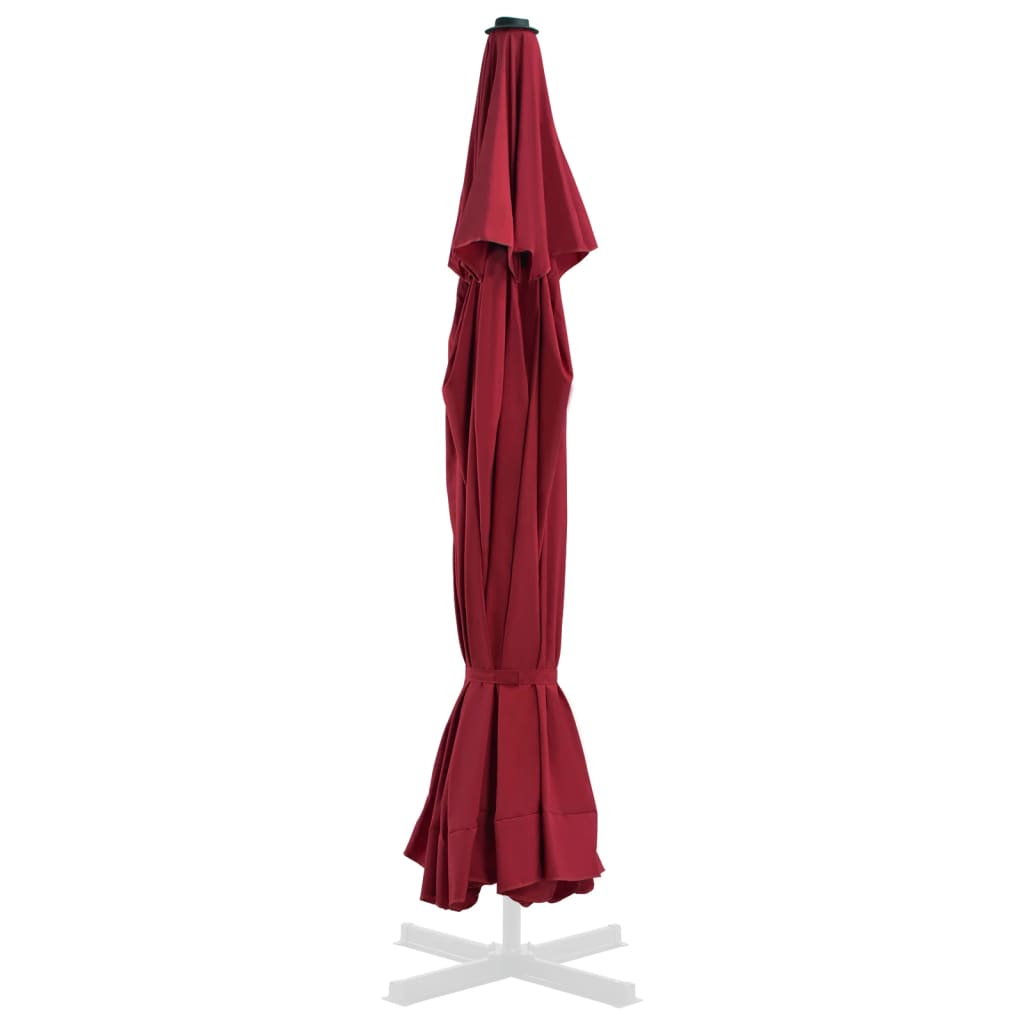 Vervangingsdoek voor parasol 500 cm bordeauxrood - AllerleiShop