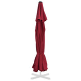 Vervangingsdoek voor parasol 500 cm bordeauxrood - AllerleiShop