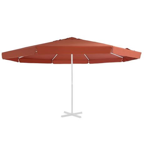 Vervangingsdoek voor parasol 500 cm terracottakleurig - AllerleiShop