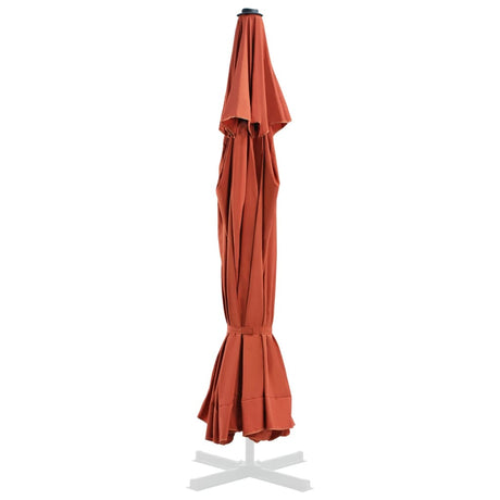 Vervangingsdoek voor parasol 500 cm terracottakleurig - AllerleiShop