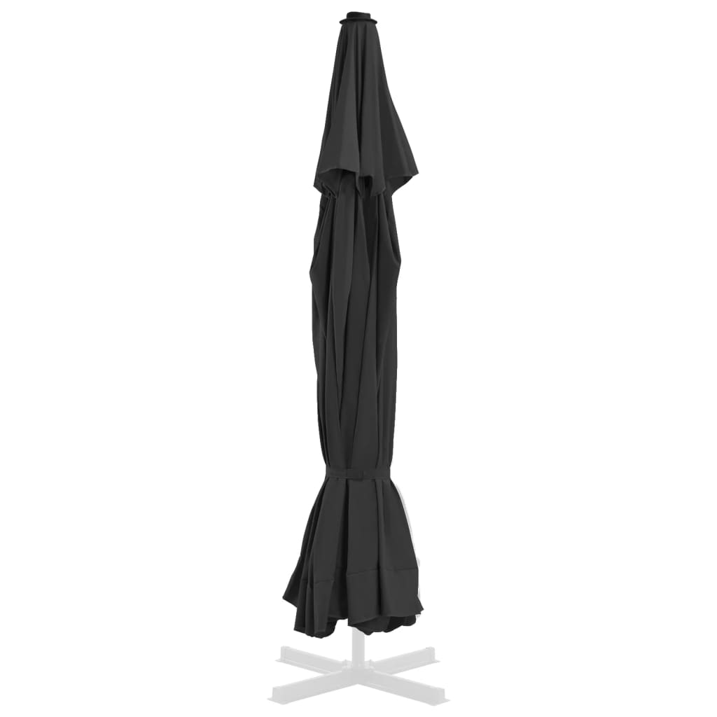 Vervangingsdoek voor parasol 500 cm zwart - AllerleiShop