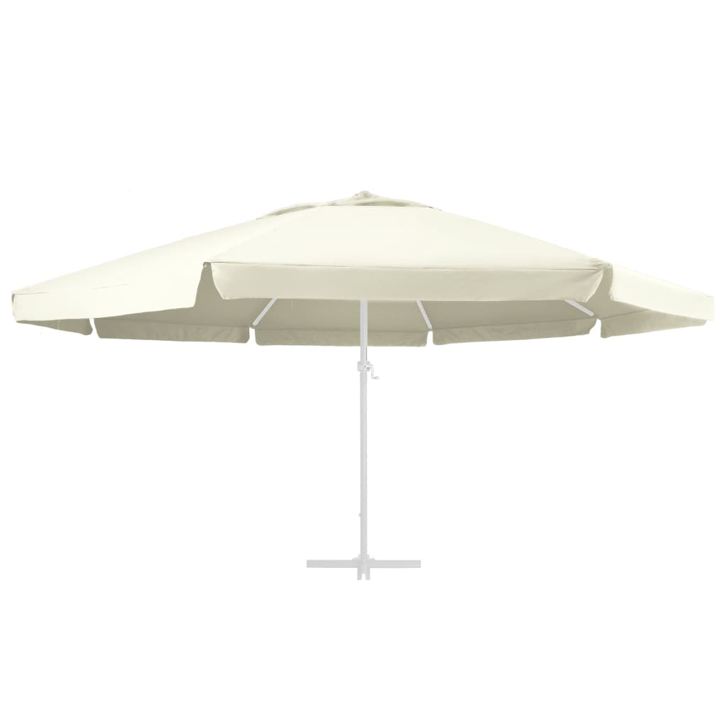 Vervangingsdoek voor parasol 600 cm zandkleurig - AllerleiShop
