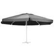 Vervangingsdoek voor parasol 600 cm antracietkleurig - AllerleiShop
