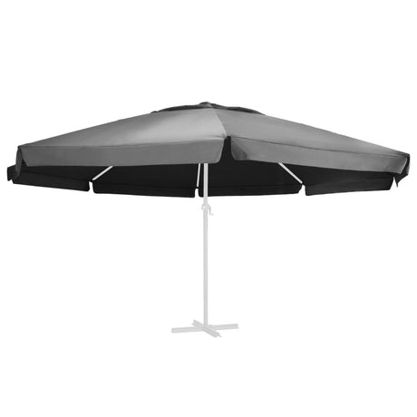 Vervangingsdoek voor parasol 600 cm antracietkleurig - AllerleiShop
