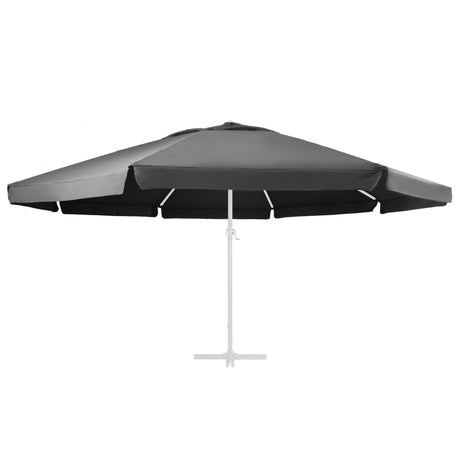 Vervangingsdoek voor parasol 600 cm antracietkleurig - AllerleiShop