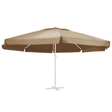 Vervangingsdoek voor parasol 600 cm taupe - AllerleiShop