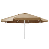 Vervangingsdoek voor parasol 600 cm taupe - AllerleiShop