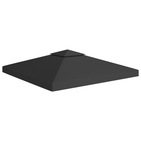 Prieeldak 2-laags 310 g/m² 3x3 m zwart - AllerleiShop