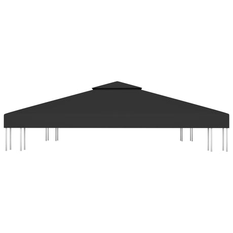 Prieeldak 2-laags 310 g/m² 3x3 m zwart - AllerleiShop