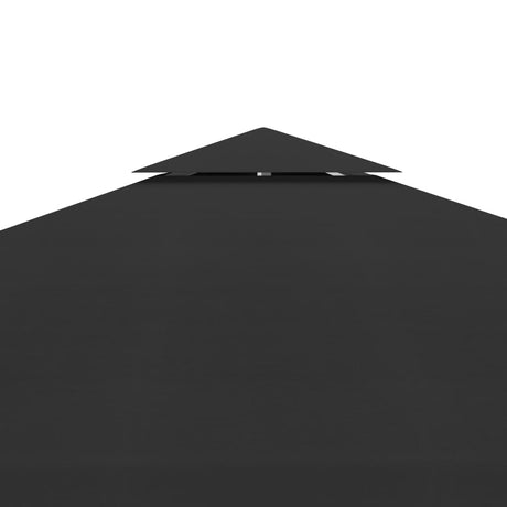 Prieeldak 2-laags 310 g/m² 3x3 m zwart - AllerleiShop