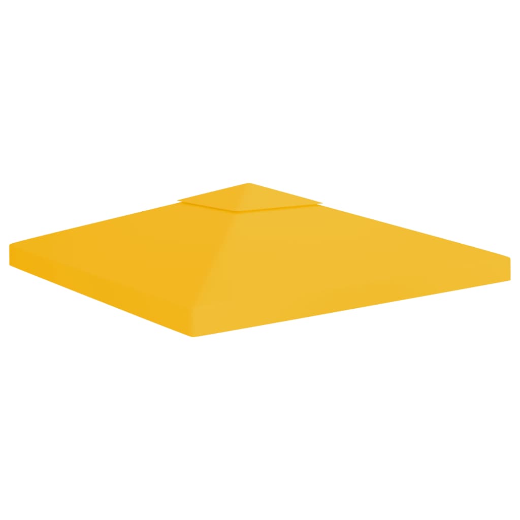 Prieeldak 2-laags 310 g/m² 3x3 m geel - AllerleiShop