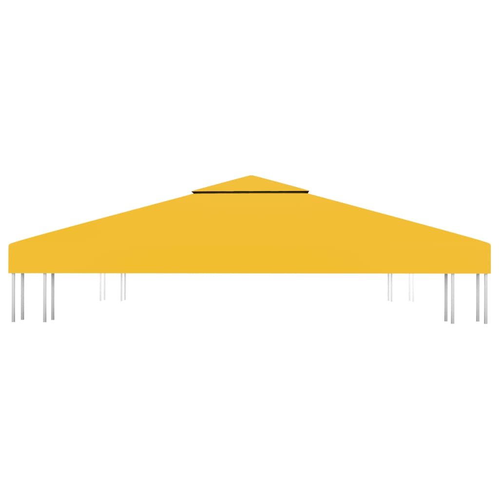 Prieeldak 2-laags 310 g/m² 3x3 m geel - AllerleiShop