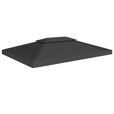 Prieeldak 2-laags 310 g/m² 4x3 m zwart - AllerleiShop
