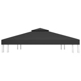 Prieeldak 2-laags 310 g/m² 4x3 m zwart - AllerleiShop