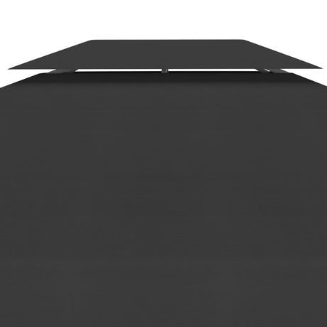 Prieeldak 2-laags 310 g/m² 4x3 m zwart - AllerleiShop