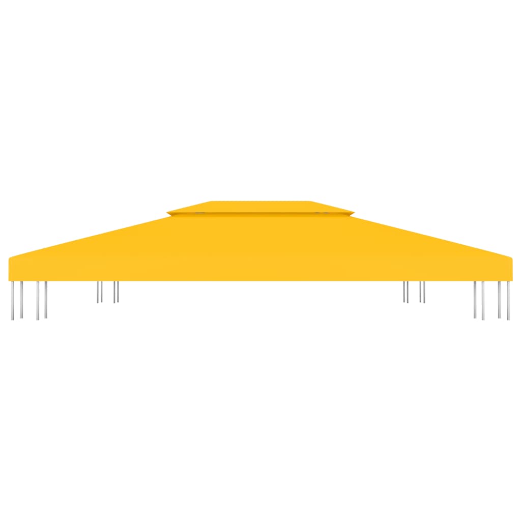 Prieeldak 2-laags 310 g/m² 4x3 m geel - AllerleiShop
