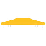 Prieeldak 2-laags 310 g/m² 4x3 m geel - AllerleiShop