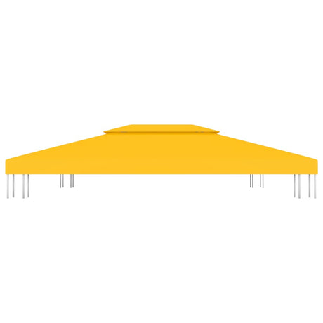 Prieeldak 2-laags 310 g/m² 4x3 m geel - AllerleiShop