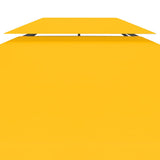 Prieeldak 2-laags 310 g/m² 4x3 m geel - AllerleiShop