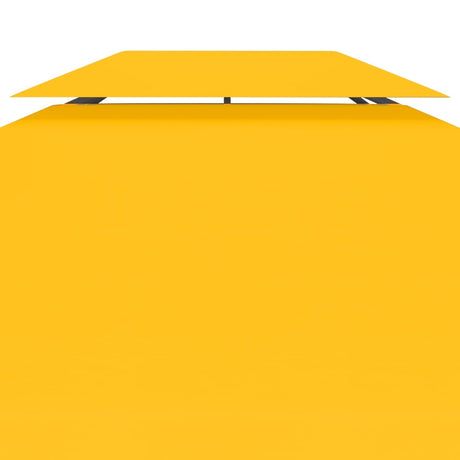 Prieeldak 2-laags 310 g/m² 4x3 m geel - AllerleiShop
