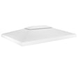 Prieeldak 2-laags 310 g/m² 4x3 m wit - AllerleiShop