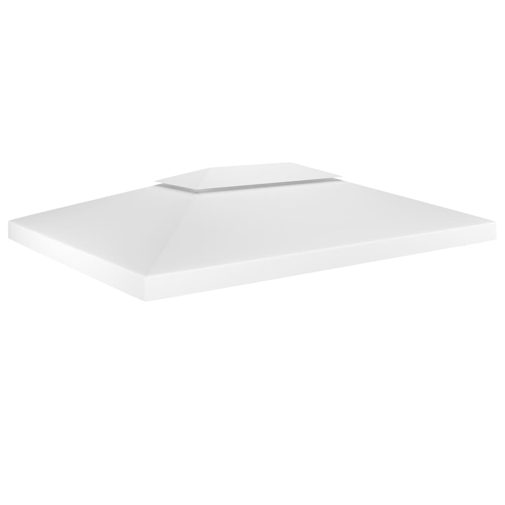 Prieeldak 2-laags 310 g/m² 4x3 m wit - AllerleiShop
