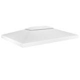 Prieeldak 2-laags 310 g/m² 4x3 m wit - AllerleiShop