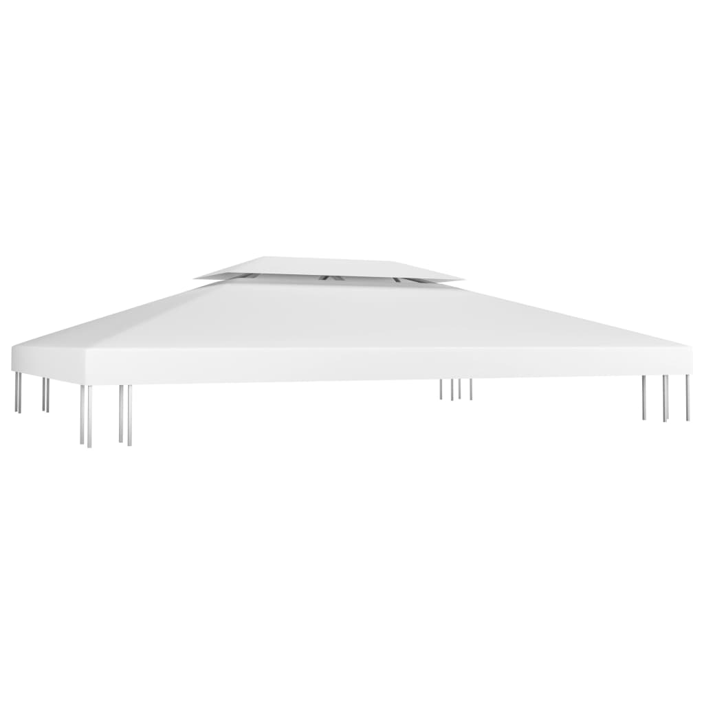 Prieeldak 2-laags 310 g/m² 4x3 m wit - AllerleiShop
