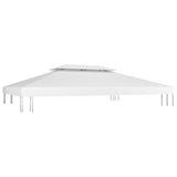 Prieeldak 2-laags 310 g/m² 4x3 m wit - AllerleiShop