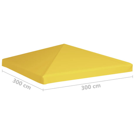 Prieeldak 270 g/m² 3x3 m geel - AllerleiShop