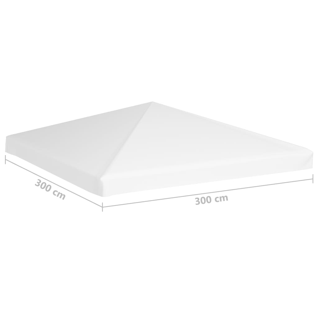 Prieeldak 270 g/m² 3x3 m wit - AllerleiShop