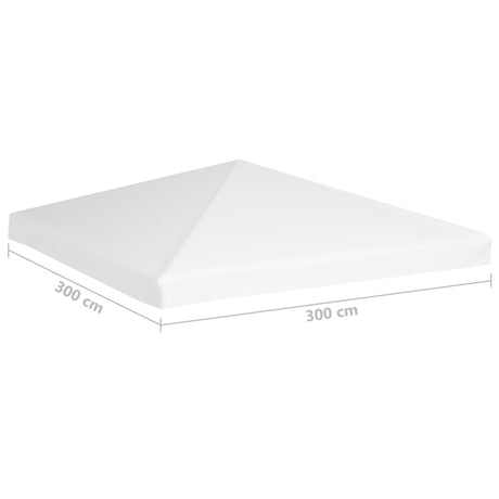 Prieeldak 270 g/m² 3x3 m wit - AllerleiShop