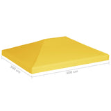 Prieeldak 270 g/m² 4x3 m geel - AllerleiShop