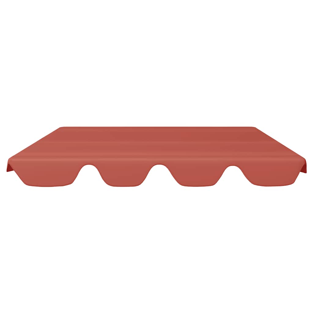 Vervangingsluifel schommelbank 188/168x145/110 cm terracotta