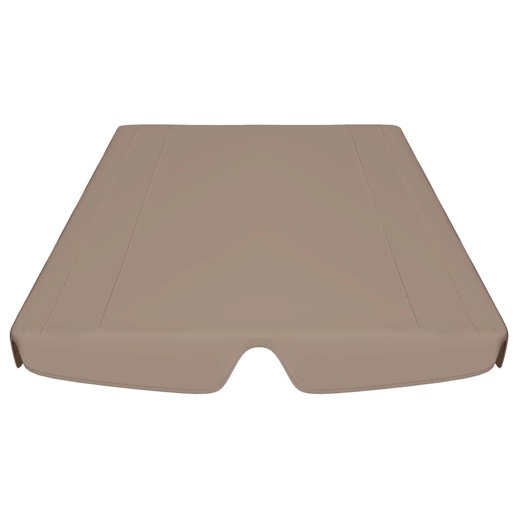 Vervangingsluifel voor schommelbank 188/168x145/110 cm taupe