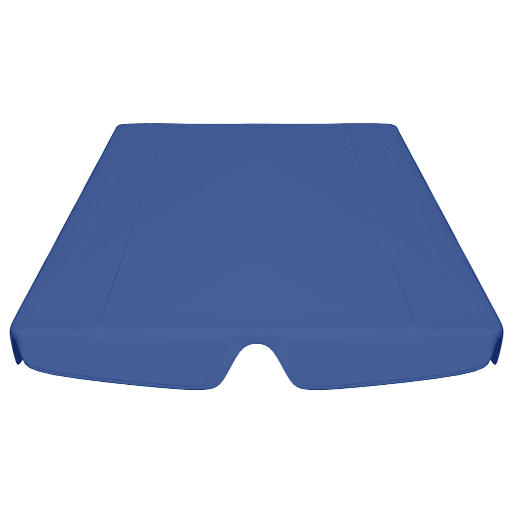 Vervangingsluifel voor schommelbank 188/168x145/110 cm blauw