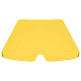 Vervangingsluifel voor schommelbank 188/168x145/110 cm geel