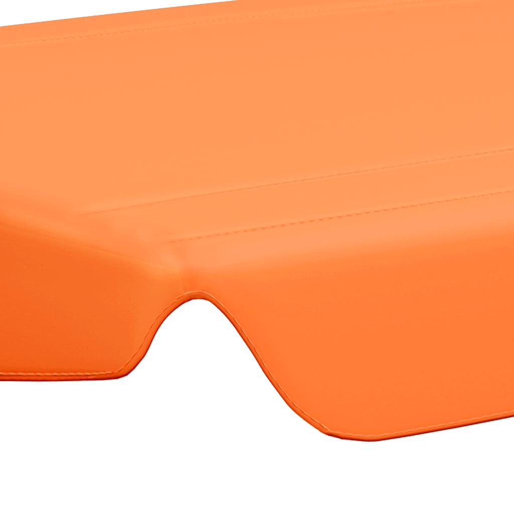 Vervangingsluifel voor schommelbank 188/168x145/110 cm oranje
