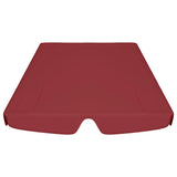 Vervangingsluifel voor schommelbank 188/168x145/110 cm wijnrood