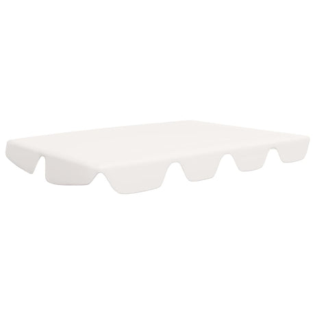 Vervangingsluifel voor schommelbank 188/168x145/110 cm wit - AllerleiShop