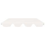 Vervangingsluifel voor schommelbank 188/168x145/110 cm wit - AllerleiShop