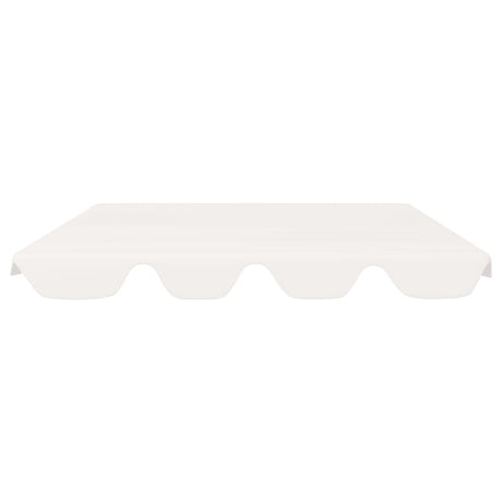 Vervangingsluifel voor schommelbank 188/168x145/110 cm wit - AllerleiShop