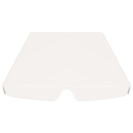 Vervangingsluifel voor schommelbank 188/168x145/110 cm wit - AllerleiShop