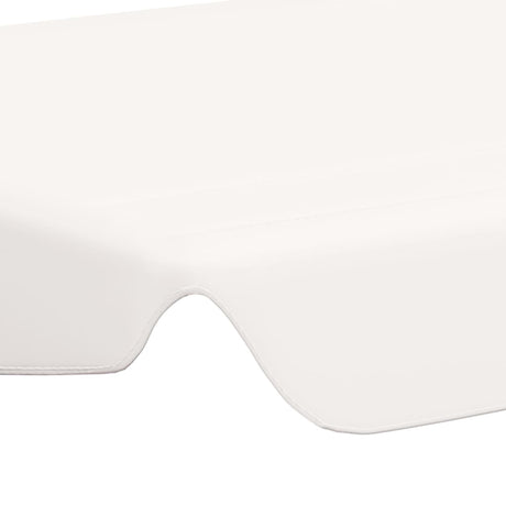 Vervangingsluifel voor schommelbank 188/168x145/110 cm wit - AllerleiShop