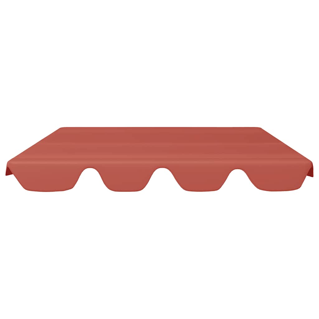 Vervangingsluifel voor schommelbank 150/130x105/70cm terracotta